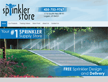 Tablet Screenshot of logansprinklerstore.com